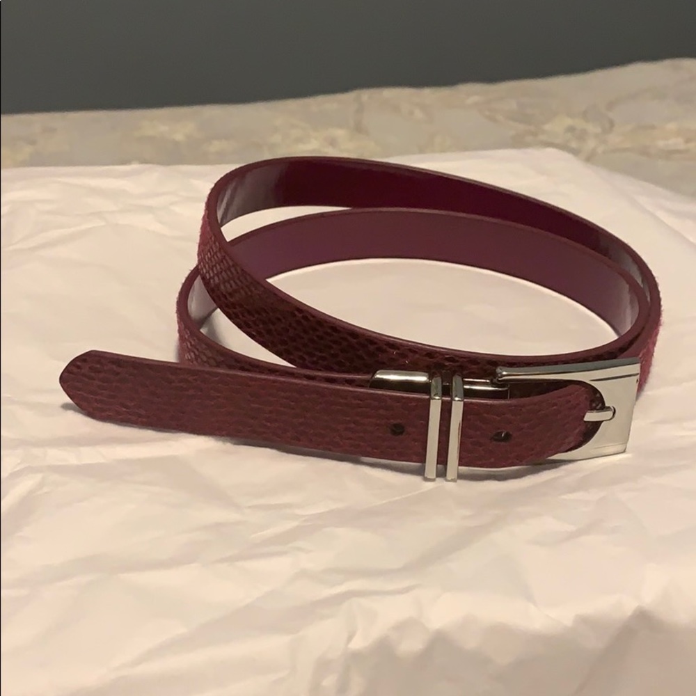 White House Black Market Magenta Belt